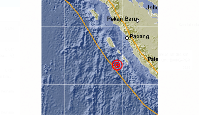 Gempa Sr Guncang Sumatera Barat