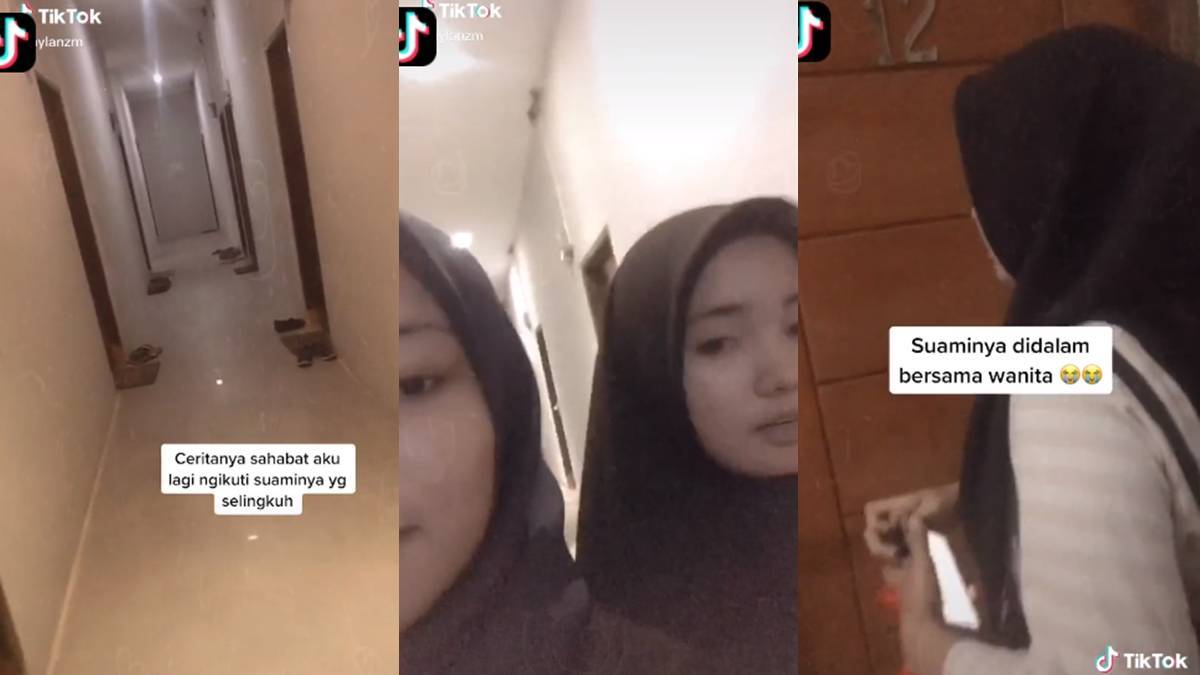 Berusaha Tegar Wanita Ini Pergoki Suami Selingkuh Di Hotel