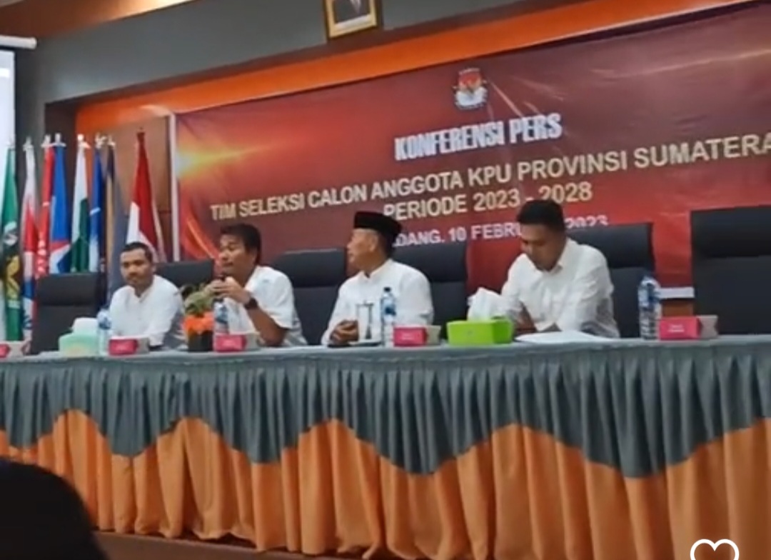 Timsel Resmi Buka Pencalonan Komisioner KPU Sumbar Periode 2023 2028