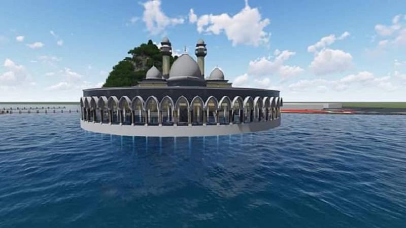 Masjid Terapung Carocok Painan Pesisir Selatan