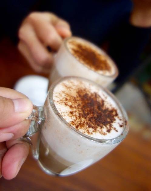 Marochinno di cafe depan Universitas Milan.