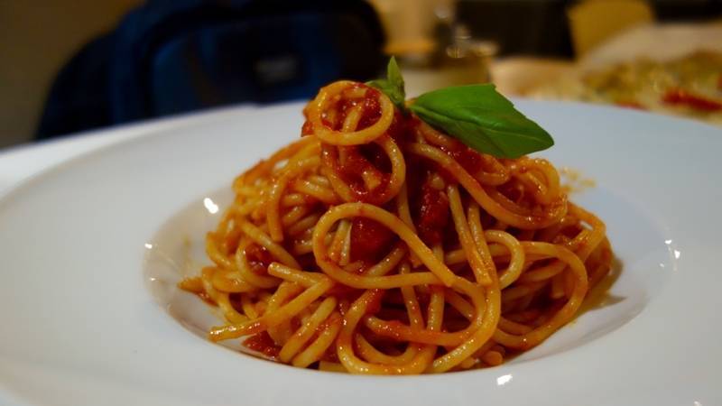 Tomatoes Pasta Verona Italia.