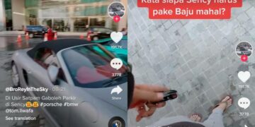 berita viral dan trending: Seorang pria mengunjungi sebuah Mall hanya dengan pakaian yang tergolong biasa, padahal kendarai mobil mewah