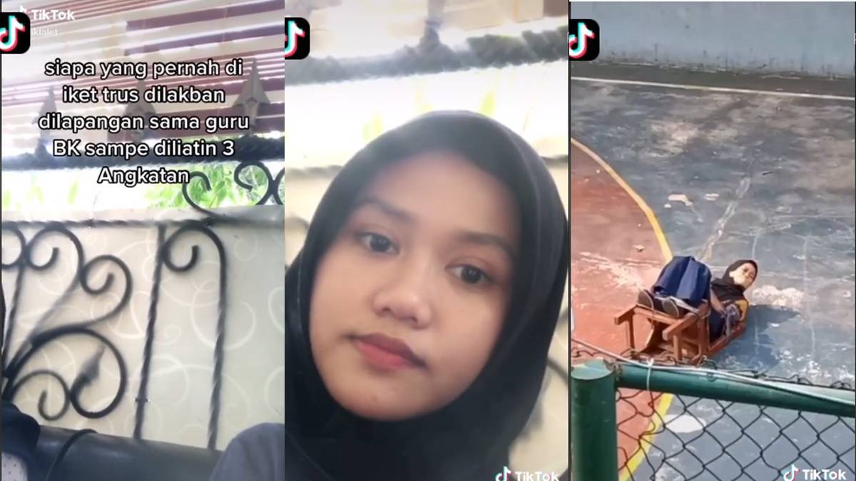 Sadis Gadis Ini Pernah Diikat Dan Dilakban Guru Bk Di Lapangan Sekolah