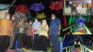 Genius Umar Resmikan Rajang Berkonsep Pariwisata di Dusun Kampung Sato 