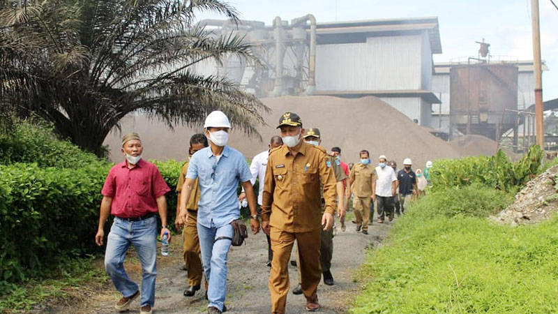 Simpang Empat, Padangkita.com - Hamsuardi menegaskan perusahaan yang mencemari lingkungan atau pabrik kelapa sawit di daerahnya akan ditutup.