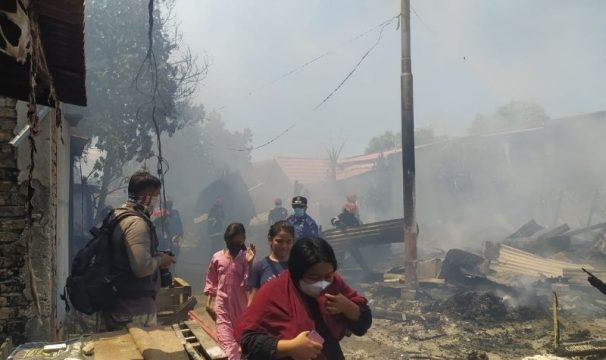 Kebakaran di Lapai Padang, Api Berhasil Dipadamkan, Data Sementara 5 Rumah Hangus