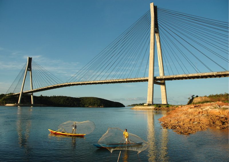 Digarap Korea Selatan, Jembatan Bintan Jadi Jembatan Tol Cable Stayed Terpanjang di Indonesia 