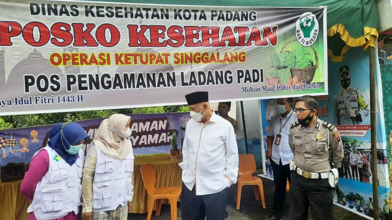 Tinjau Posko Pengamanan Lebaran di Padang dan Kabupaten Solok, Ini Temuan Gubernur Sumbar 
