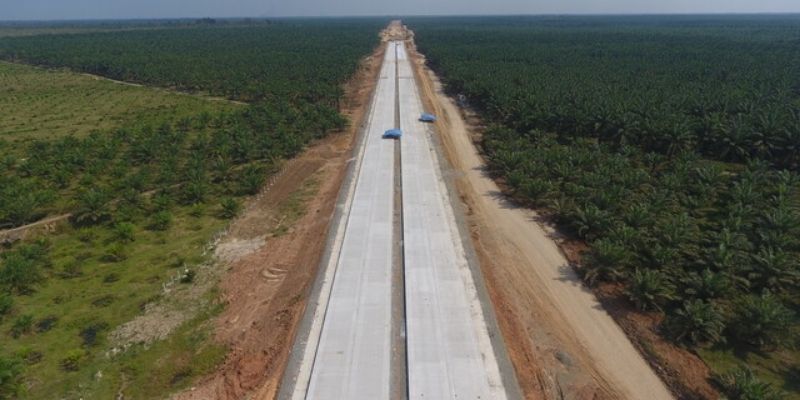 Progres Pembangunan Jalan Tol Indrapura – Kisaran 41,11 Persen, Ditarget Rampung Akhir 2022