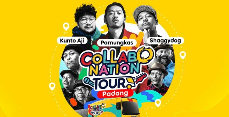 Collaboration Tour Digelar Besok di Padang, Dimeriahkan Kunto Aji, Pamungkas, dan Shaggydog