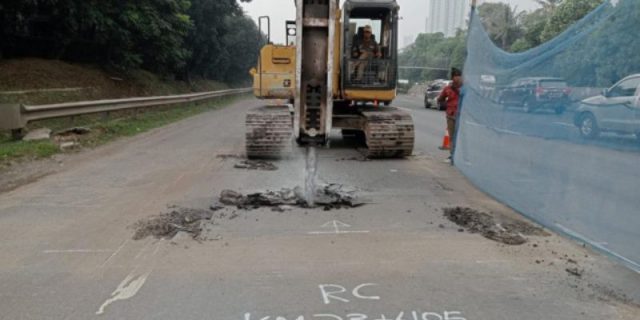 Awas Potensi Macet! Ada Pekerjaan di Jalan Tol Jakarta – Tangerang hingga 7 Agustus