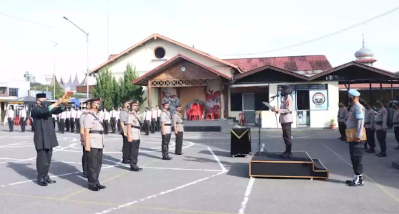 Mutasi Kasat dan Kapolsek di Polres Bukittinggi Bergulir, Ini Daftarnya 