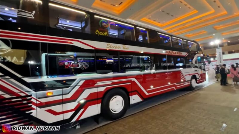 Sumatra Naik Kelas! PO Harapan Indah Hadirkan Bus Sleeper Mewah Avante H9 Priority dari Mercedes Benz