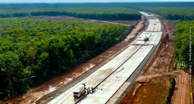 Sejumlah Penampakan Progres Jalan Tol Trans Sumatra Ruas Kapalbetung Ditarget Rampung 2023