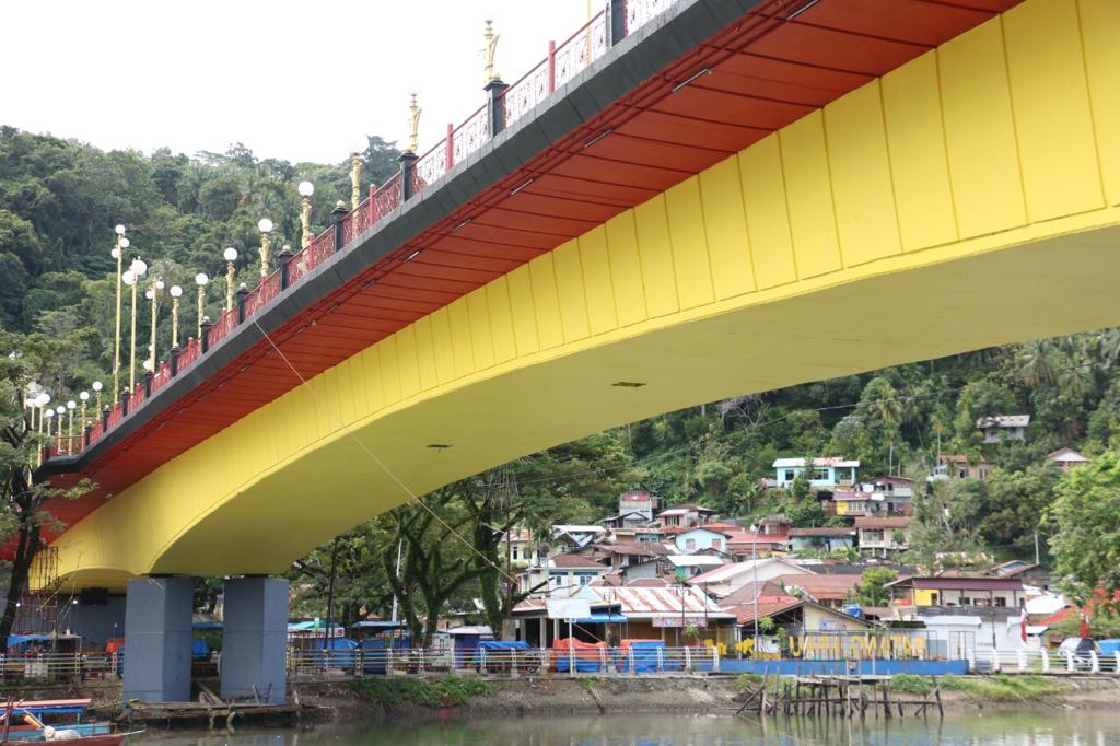 'Wajah Baru' Jembatan Siti Nurbaya Jelang Pergantian Tahun 