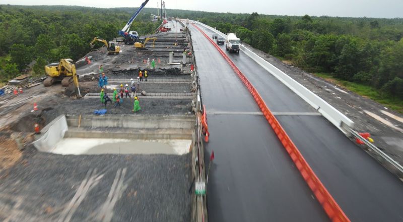 Dear Pengguna Jalan Tol Trans Sumatra Begini Progres Pengerjaan Pemeliharaan Tol Terpeka