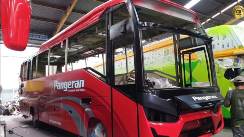 Pertama Di Sumbar!! PO Pangeran Segera Rilis 5 Bus Baru Pakai Sasis ...