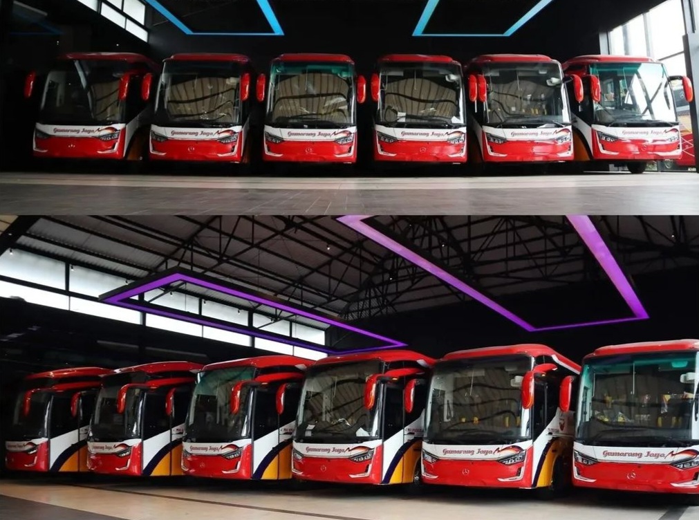 Sepuluh Unit Bus Mewah Milik PO Legendaris Sumatra Ini Siap Mengaspal 