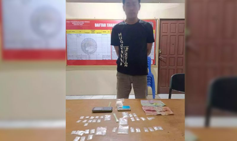 Polresta Bukittinggi Tangkap Pengedar Narkoba Bersama 33 Paket Sabu-sabu