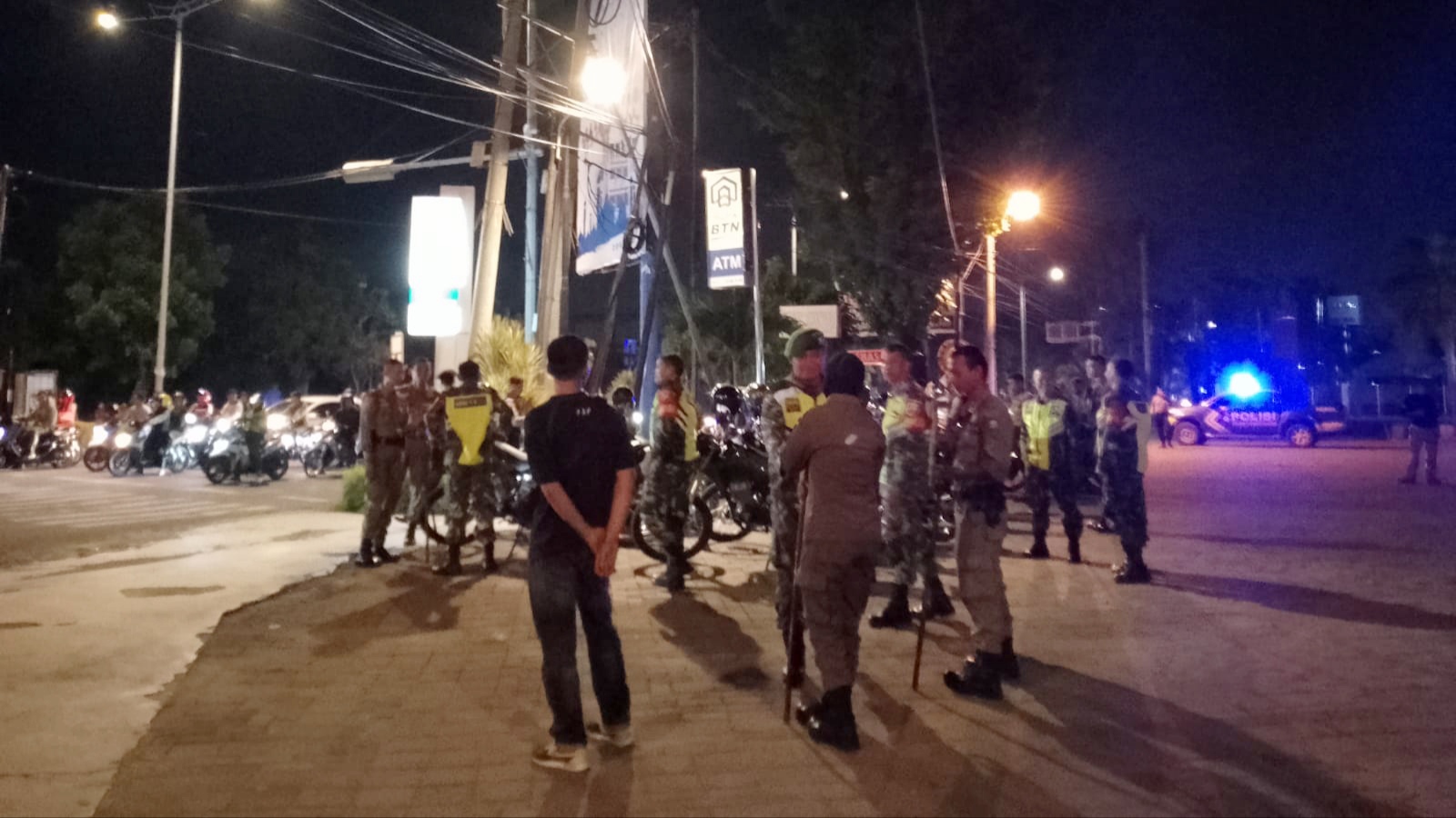 Antisipasi Balap Liar, Tim Gabungan Pemko Padang Lakukan Pengawasan di Chatib Sulaiman 