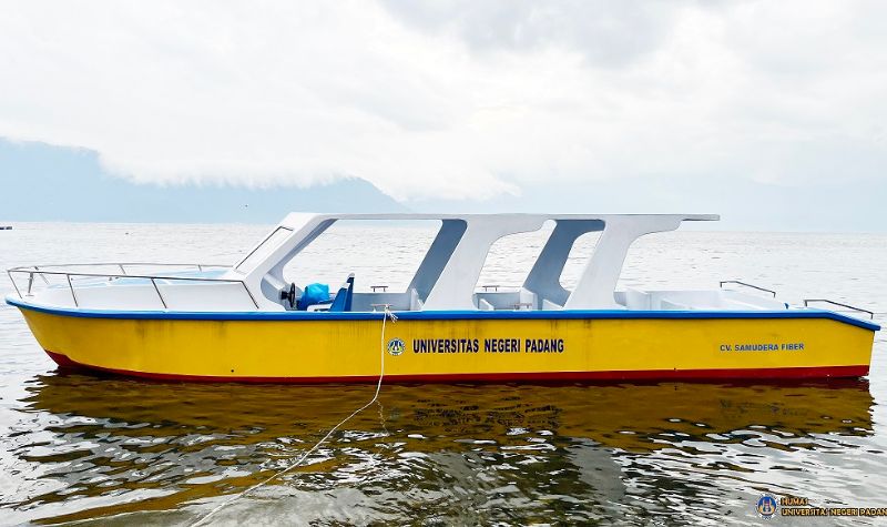 Kapal Karya Peneliti Universitas Negeri Padang Dukung Wisata Bahari Sumatra Barat