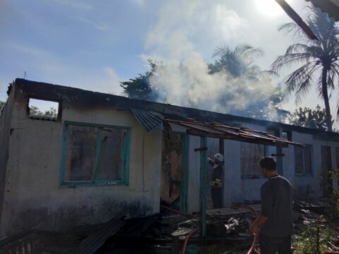Empat Petak Rumah di Perumahan PLN Batipuah Ludes Terbakar