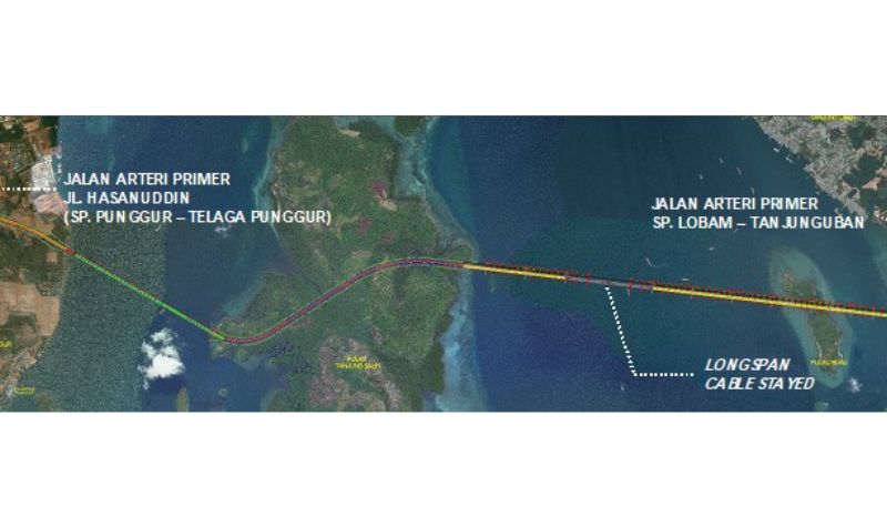 Melihat Progres Pembangunan Jembatan Terpanjang Di Indonesia Yang ...