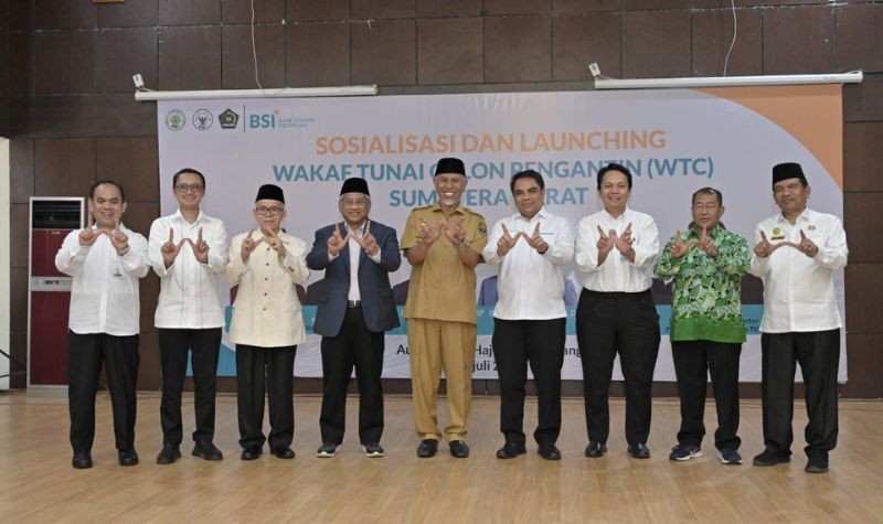 Potensi Wakaf Tunai Catin Di Sumbar Capai Rp2,1 Miliar Per Tahun