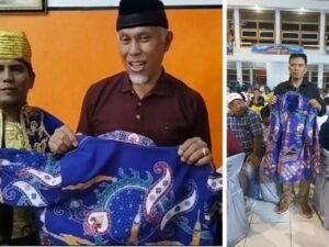 Momen Gubernur Mahyeldi Lepas Baju dan Dilelang, Terjual Rp6.750.000