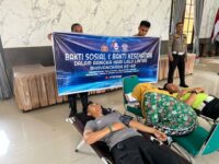 Sat Lantas Polresta Bukittinggi Gelar Donor Darah Dalam Rangka HUT Lalu Lintas Bhayangkara ke-68