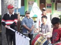 Gerak Jalan Santai Meriahkan HUT RI di Desa Rawang, Genius Umar Bangga