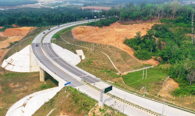 Telan Anggaran Rp4,83 Triliun, Jalan Tol Bangkinang – Pangkalan Rampung April 2024