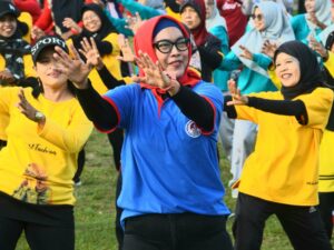 Yayasan Jantung Indonesia Cabang Kota Padang Gelar Senam Jantung Sehat Perdana di Tahun 2024