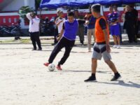 Semarak HUT Satpol PP Padang: Turnamen Mini Soccer dan Hattrick Wakil Wali kota