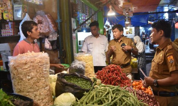 Tim Pemko Pariaman Survei ke Pasar, Ini Daftar Harga Bahan Pokok jelang Ramadan