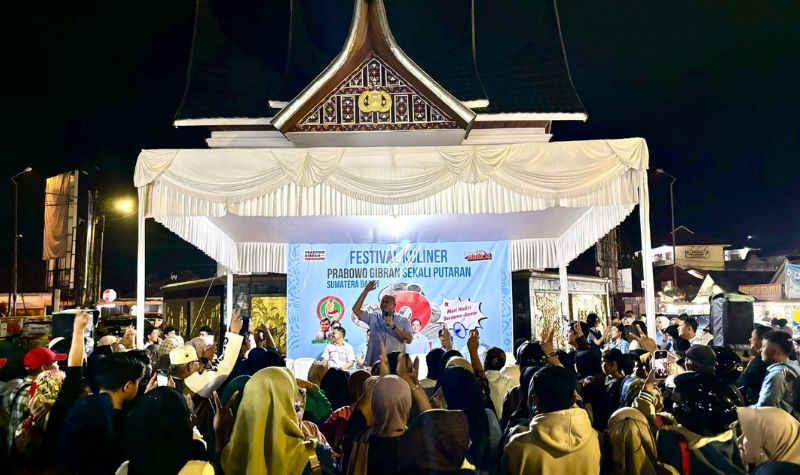 Buka Festival Kuliner Prabowo-Gibran di Bukittinggi, Andre Rosiade: All in Sekali Putaran